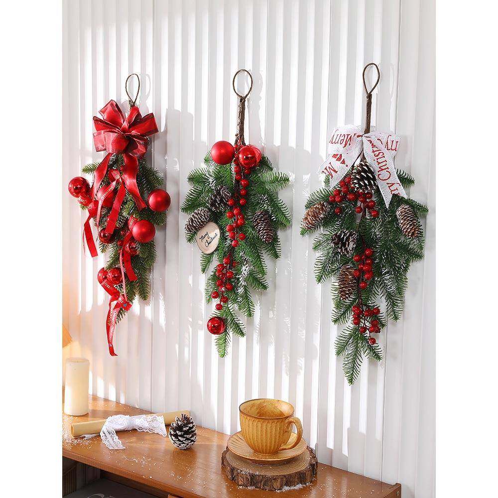 圣诞品节条装饰花环门挂27150圣诞倒挂树半面树创意藤诞壁挂圣布,节庆用品/礼品,圣诞装饰品,淘宝优惠券,粉丝福利购,淘宝优惠卷