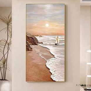 手绘油装 画抽厅象肌饰理画沙发客厅餐客厅过道玄关F99T77S9挂画动