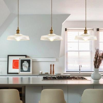 150玻北欧简约黄铜吧台餐厅灯欧民宿头橱窗玄关北书房卧室璃小床