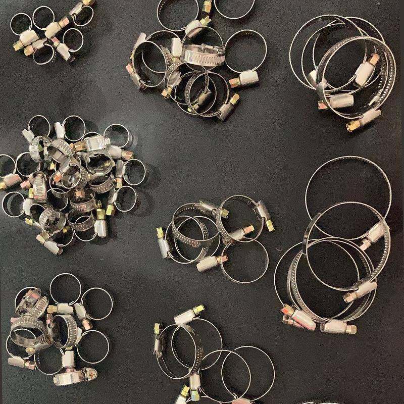 油616汽车用喉子管夹卡箍箍管卡子水管卡加厚固定德式卡箍喉箍