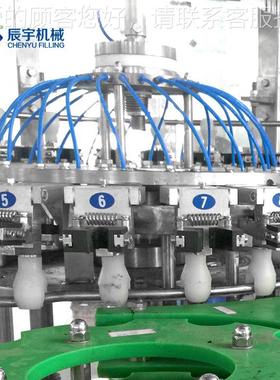 厂家供应玻璃产瓶果果酒灌装机 酒灌装生线 鸡BCGF 18-尾酒灌设装