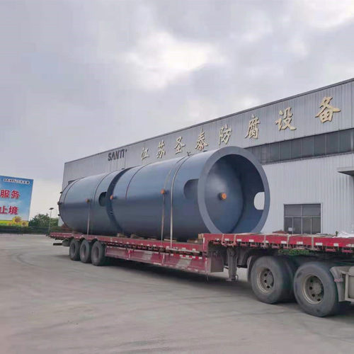 芜湖钢衬塑储罐,圆底化工储罐,钢衬塑PE储罐裙座式非标定制