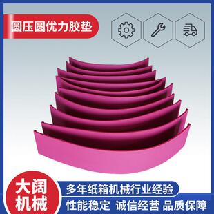 模切胶板优力胶模切胶垫印刷机圆压圆模切刀四联模切胶垫