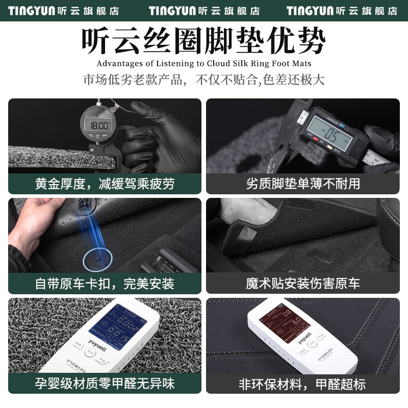 2024款捷途X90 PRO丝圈脚垫汽车装饰配件全车内饰改装件用品