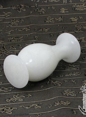 天然汉白玉花瓶摆件汉白玉净瓶平安招财摆件精工家居装饰平安摆件
