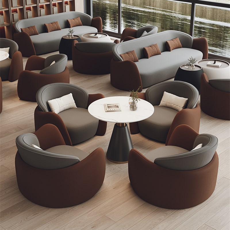 商务接待沙发酒店销售办公室大堂照相馆办公室美容院休息区洽谈桌