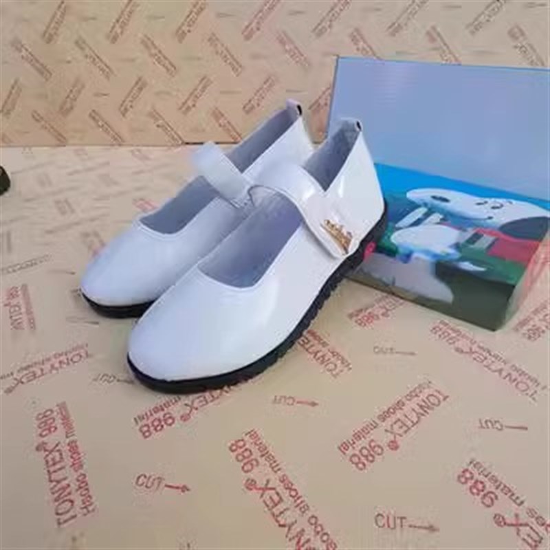 中小学生朗诵皮鞋男女演讲表演亮皮黑皮鞋儿童主持皮鞋