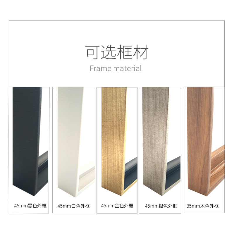 美式客厅装饰画挂画 样板间别墅背景 欧式简约玄关艺术魅马头图片