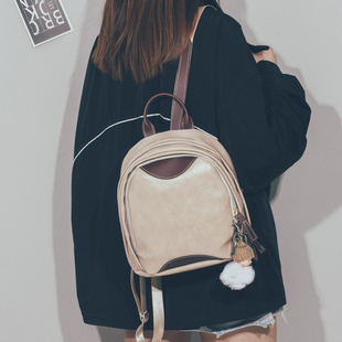 韩版ins超火软皮双肩包小包女2021年新款时O尚百搭女士迷你背包潮