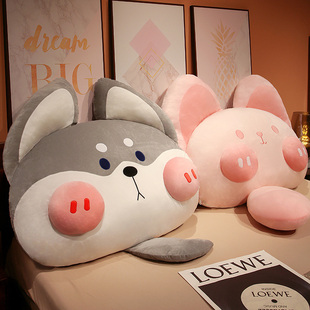卡通床头靠垫软包大靠背榻榻米卧室抱F枕护腰靠背垫床上靠枕可拆