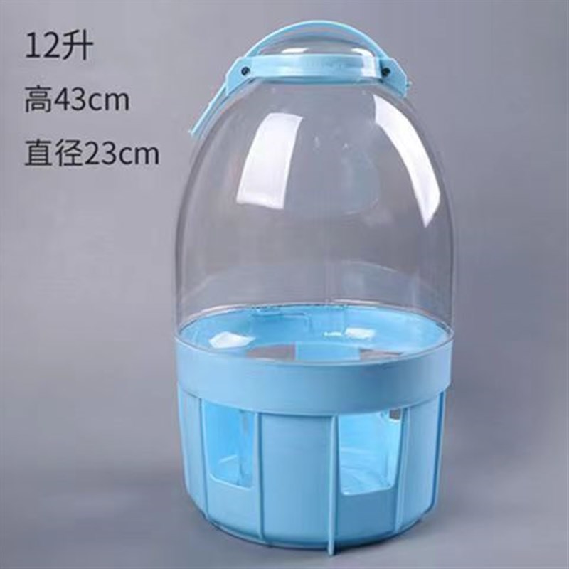 鸡用自动饮水器透明加厚鸽子家禽饮水壶鸭子小鸡散养饮水器喂水壶