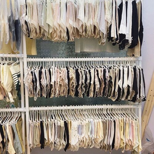 水管铁艺欧式服装展示架落地内衣B架双层多层晾衣架挂衣龙门展示