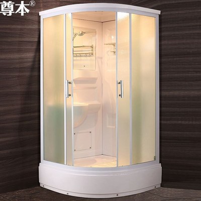 宾馆宿舍带蹲坑扇形淋浴房整体浴室一体式卫生间沐浴房集成卫生间