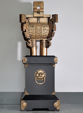 落地摆件大号金属鼎酒店大堂仿古铜鼎公司工厂乔迁开业礼品装饰品