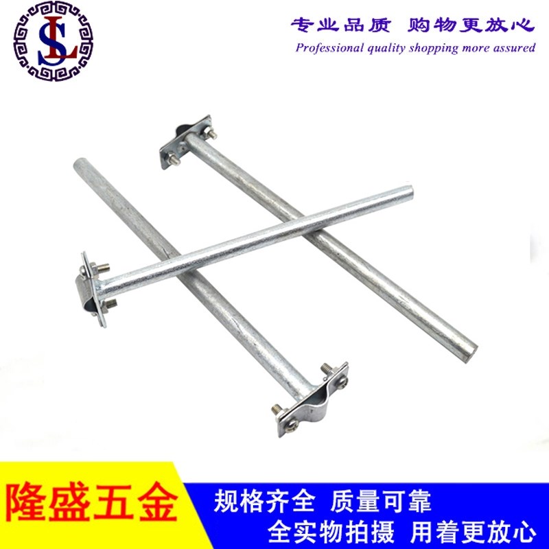 避雷卡子支架膨胀光杆防雷卡镀锌避雷带T型膨胀管卡脊瓦夹支撑架