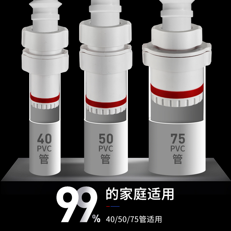 下水管硅胶厨房防臭密封圈下水道防虫盖洗手盆洗脸盆排水管密封塞