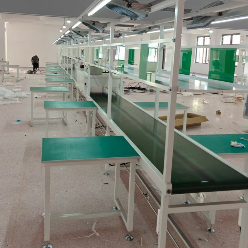 按需设计自动化倍速链组装流水线装配生产输送线环形倍速链流水线