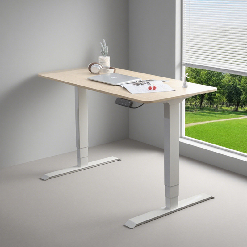 2025新款双电机三节升降桌腿 倒装升降桌架 可升降电脑桌架腿电动