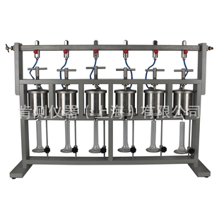 中压滤失仪 350ML大框架滤失仪高精度数显 六联API中压滤失仪SD6B