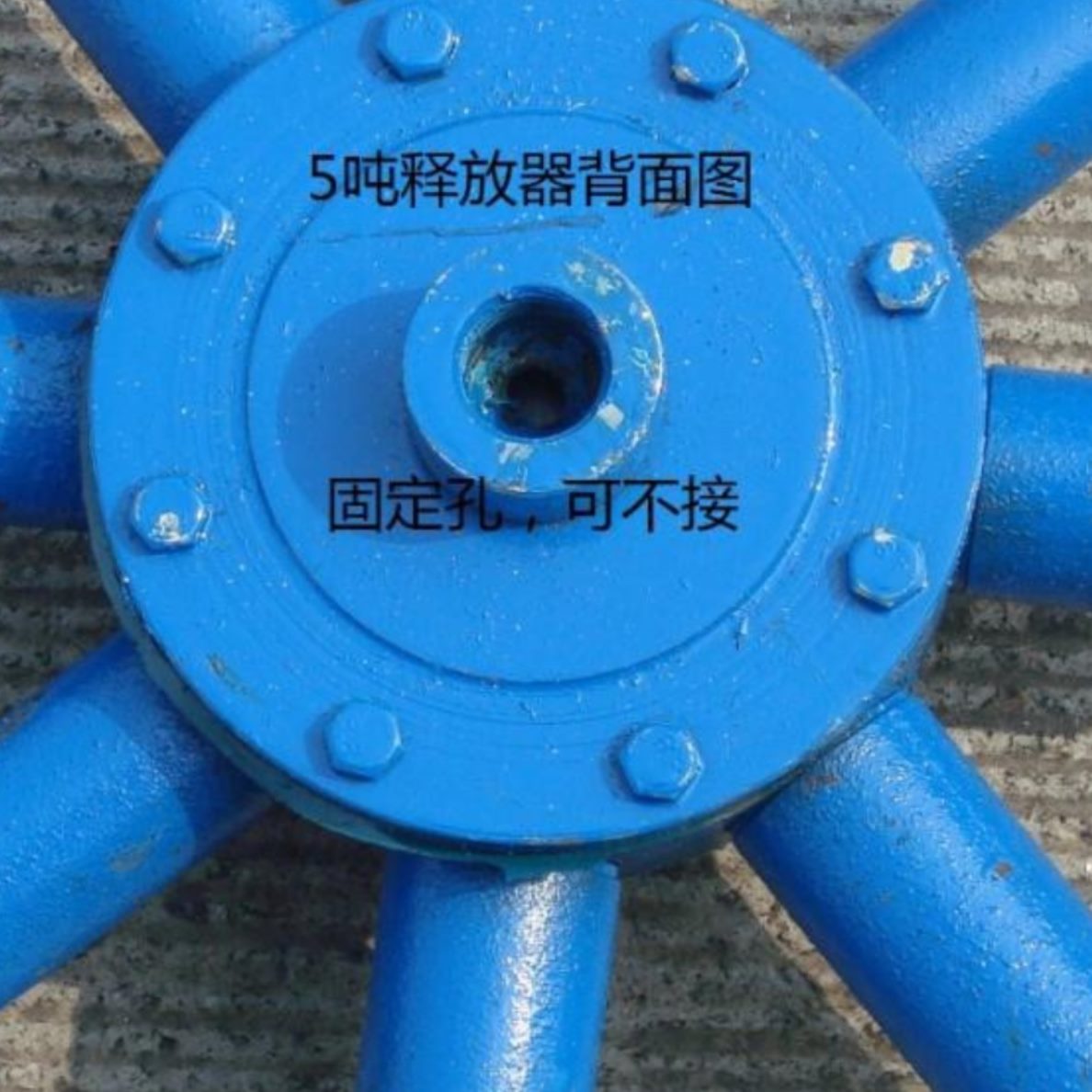 J 材气气 八爪型好气泡质污水处理设备 T 型器放浮溶密效果释 铁