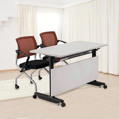 钢木训桌现代简约会双议桌组合培移动折叠722桌学生课桌层办公桌
