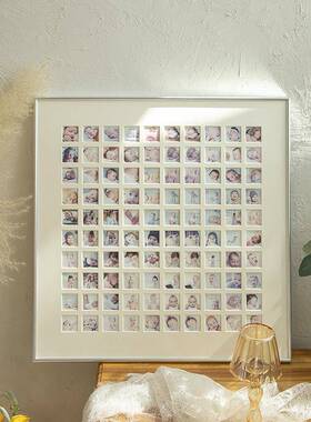 宫100相框洗片做成照情片框爱纪念48儿童礼物di照y像架格Y2102/1