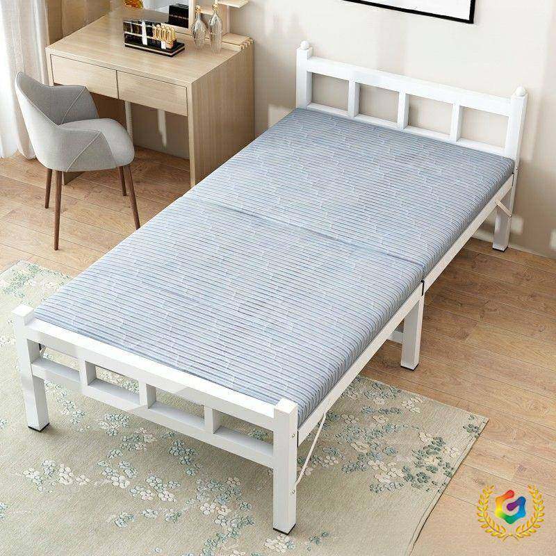 办公室折叠床单人宿舍沙发床睡成人简易午铁床板硬UXQ床出租床房