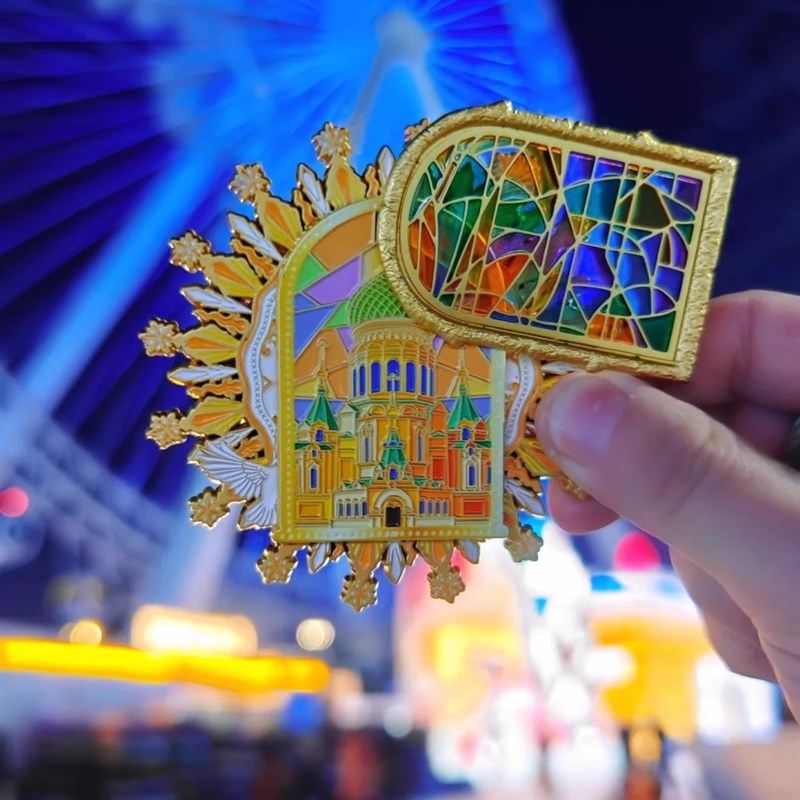 25年新款哈尔滨文创 华彩尔滨旋转ARU系列金属冰箱贴