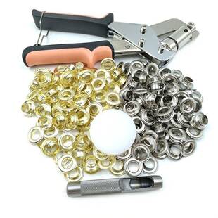 200装套10m气孔扣鞋汽眼圈鸡眼扣气NMN眼工扣安装具手压钳手动m打