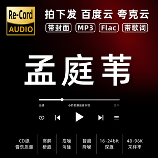 孟庭苇黑胶mp3全集无损音乐车载华语经典 华语流行flac音乐分享