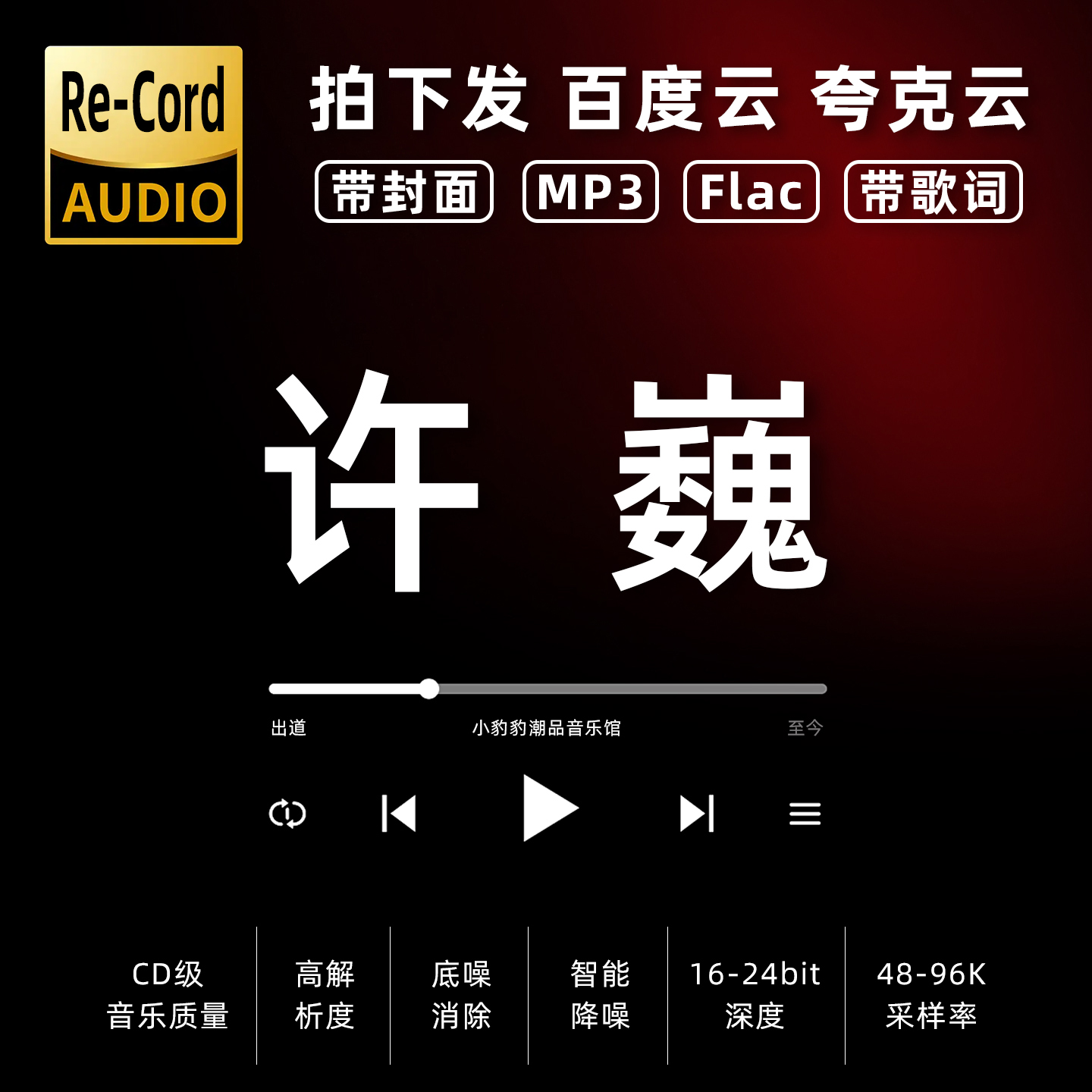 许巍黑胶mp3全集无损音乐车载华语经典华语流行flac音乐分享