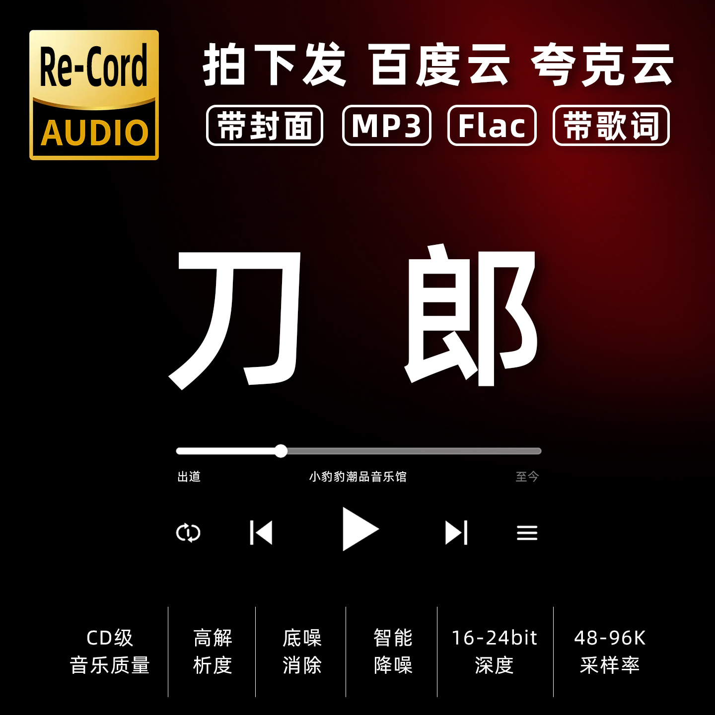 刀郎黑胶mp3全集无损音乐车载华语经典华语流行flac音乐分享