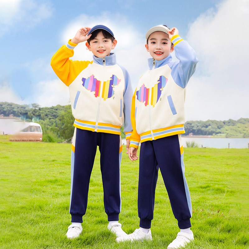 班服小学生校服春秋季套装幼儿园园服儿童棒球服运动学院风三件套
