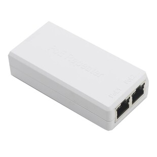 POE中继器一分二国标千兆网络延长分离器级联一拖二供电AP供电48V