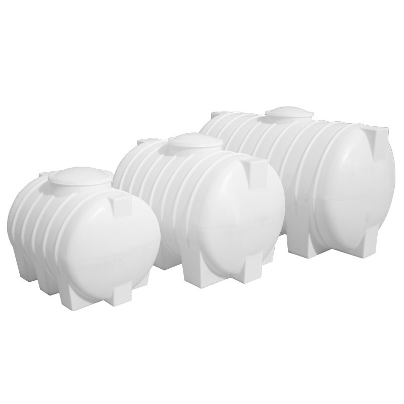 卧式塑料水塔储水罐加厚大容量车载牛筋水桶2/3/5/8/10吨PE蓄水箱