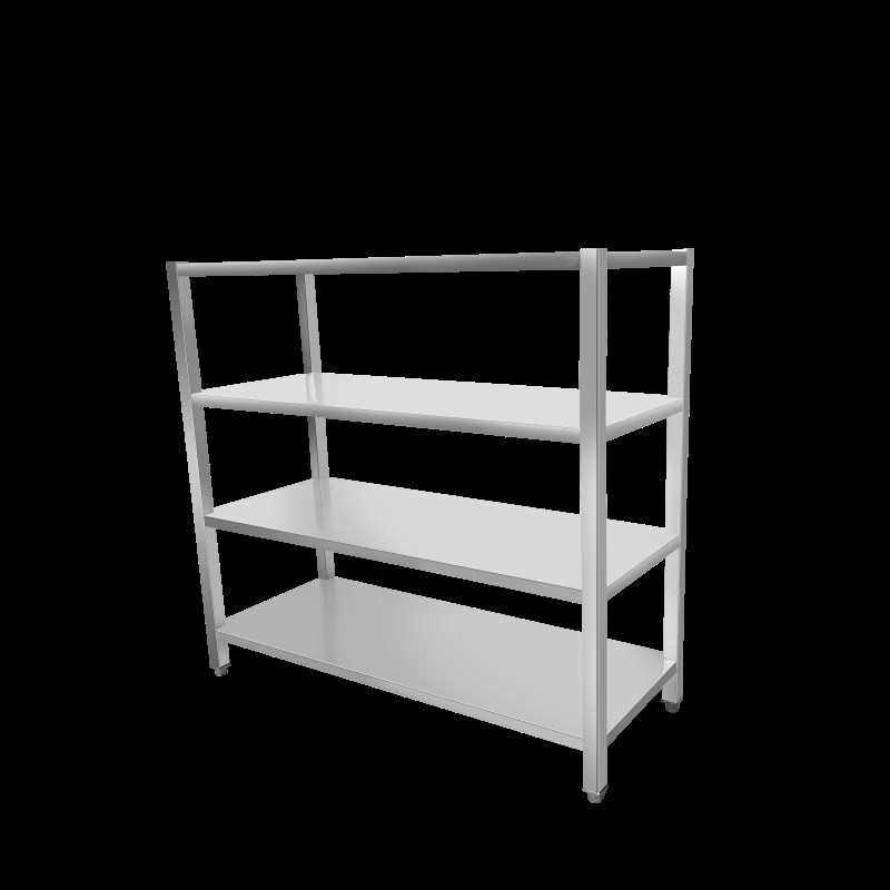 特厚厨房不锈钢置物架方管定制304商用货架落地组装层架收纳架子