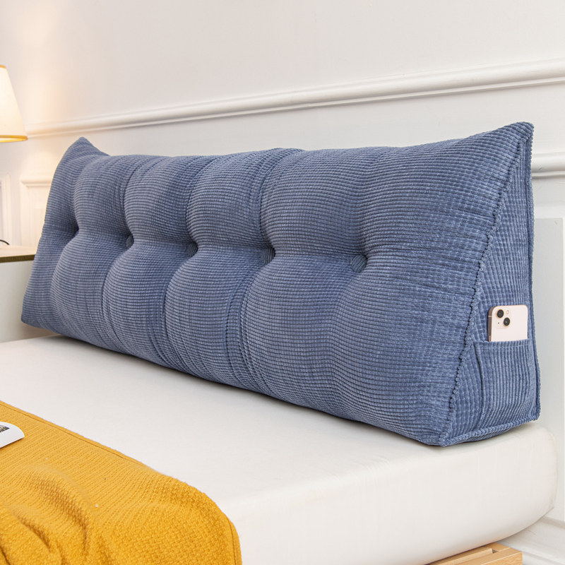 三角床头靠垫后背防撞软垫护腰床上靠背榻榻米软包大靠枕沙发飘窗,居家布艺,床头靠垫,淘宝优惠券,粉丝福利购,淘宝优惠卷