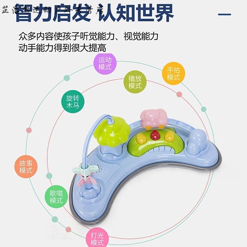 橙央婴儿幼儿童宝宝学步车手推车6-18个月多功能防侧翻防O型腿男