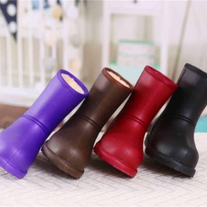 冬季eva泡沫轻防水防滑连体棉鞋加绒加厚保暖男女雨鞋水鞋工作鞋