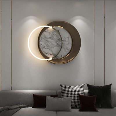 床头发光客厅沙发室墙上挂件背景墙面装饰壁挂高档品玄关主卧轻奢