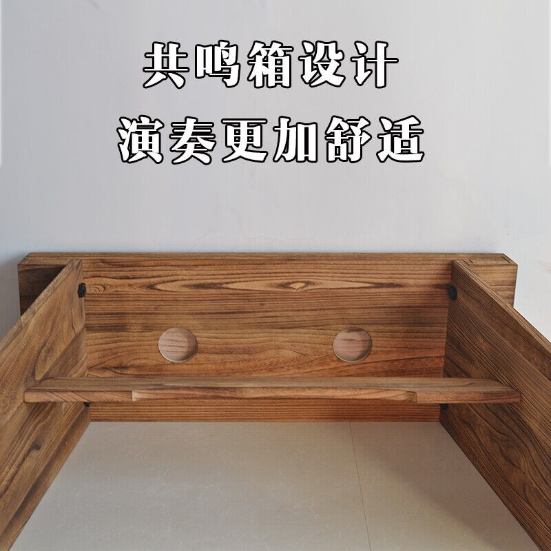 古琴桌凳桐木共鸣箱仿古伏羲式组装G拆卸国学桌茶桌调音器一个