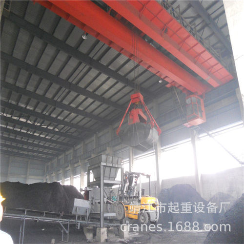 靖江起重 厂家制造抓斗桥式起重机 10t15t20t40t 吊具形式多样