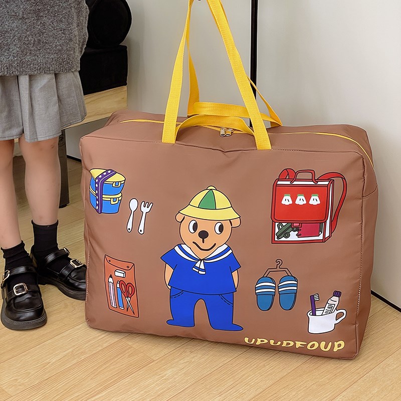 幼儿园开学收纳袋行李袋大容量超大轻便防水住宿旅行包结实耐用潮