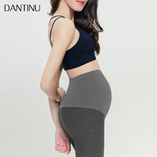 j春秋款 九分秋季 外穿大码 纯棉加厚时尚 秋冬长 长款 孕妇托腹打底裤