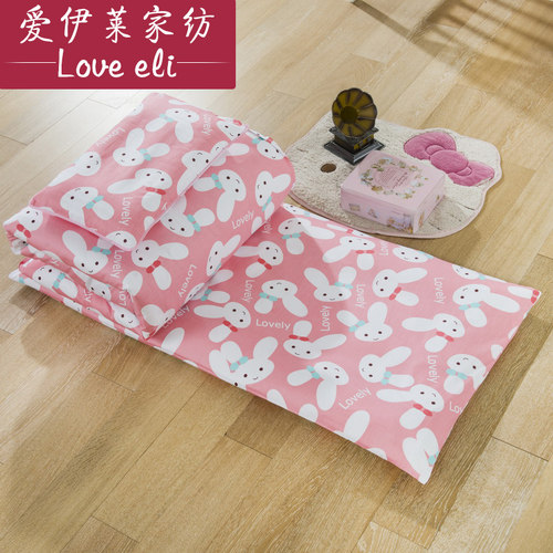 幼儿园被子三件套纯棉被套儿童卡通被褥全棉六件套含芯1.2m床学生