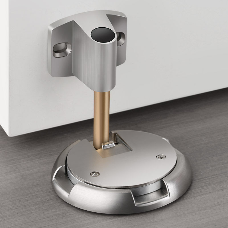 门吸免打孔强磁机械加长门挡卫生间厕所吸门器门碰阻防撞家用地吸