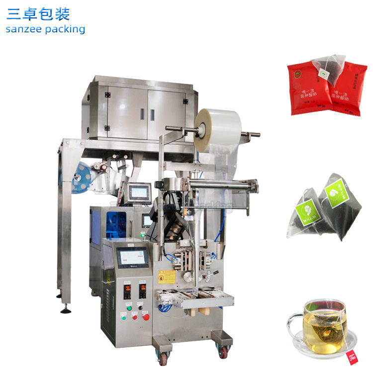 三卓包装SZ-21尼龙袋泡茶内外袋茶叶包装机 水果乌龙茶组合包装机