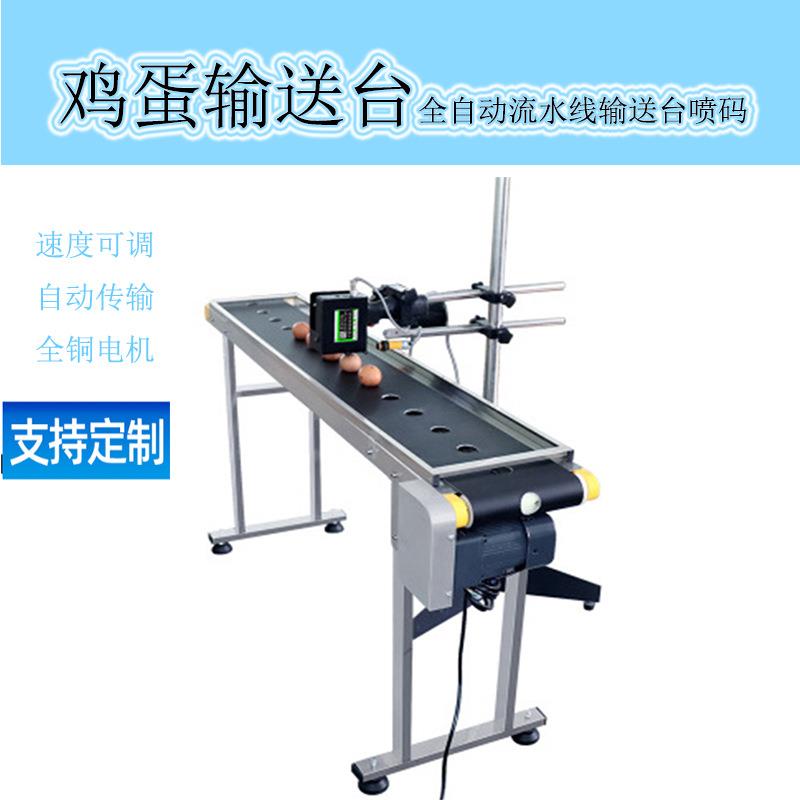 可调控全自动传送台喷码机流水线打码机鸡蛋日期喷码输送台定制