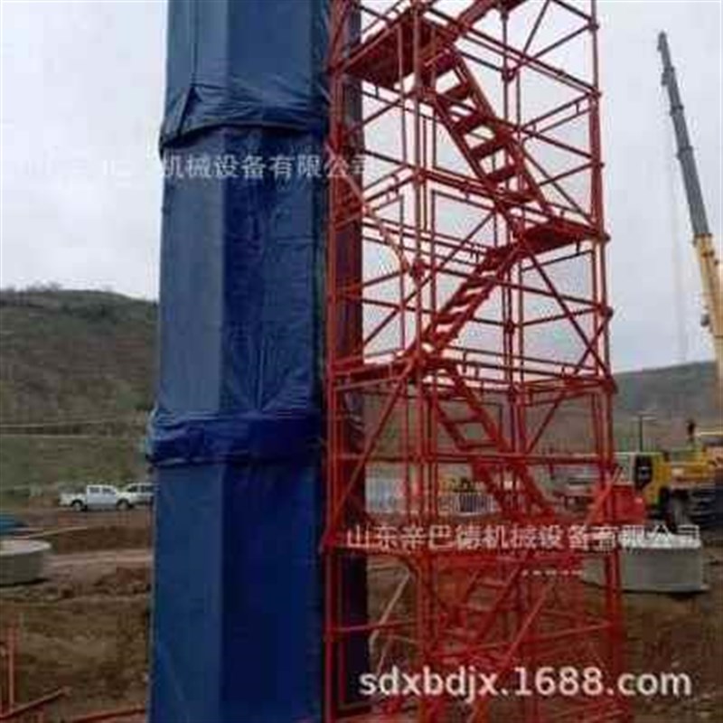 爆品厂促厂销手脚架铝合金脚手架安全爬梯桥梁施工安全爬梯笼梯品