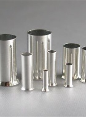 管形裸端子 管型冷压端子 EN 2y5-16 紫铜 500只 GT管 空心铜管